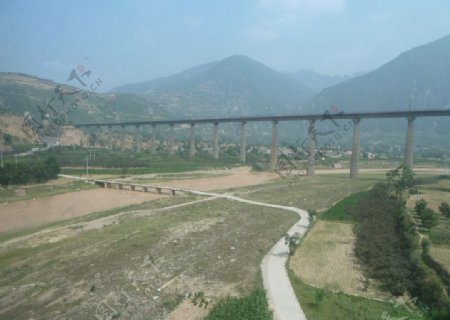 渭河桥梁图片