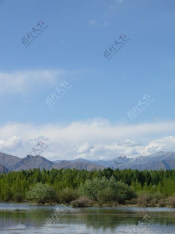 西藏的湖图片