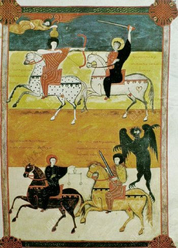 中世纪手抄本图片