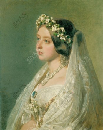 维多利亚女王结婚像图片