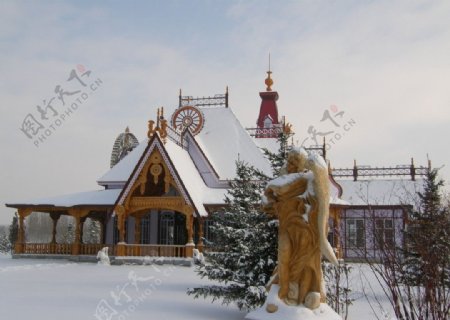 雕塑伏尔加庄园图片