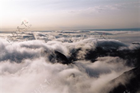 雁湖云海图片