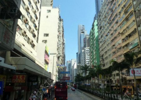 香港湾仔旧城区图片