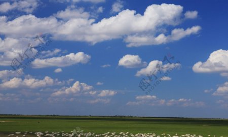 科尔沁草原风光图片