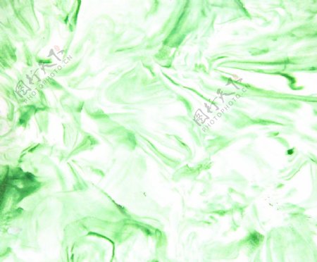 绿色水彩纹理图片