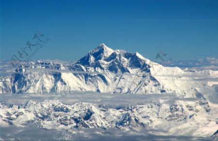 珠峰全景图图片