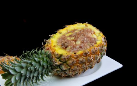 菠萝八宝饭图片