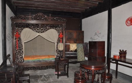 中式传统卧室图片