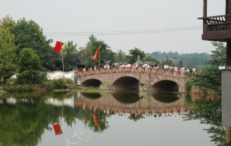 黄龙溪石桥图片
