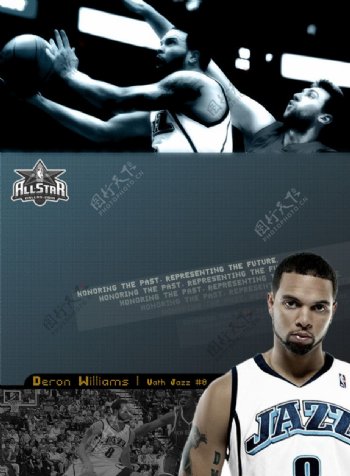 NBA爵士德隆图片