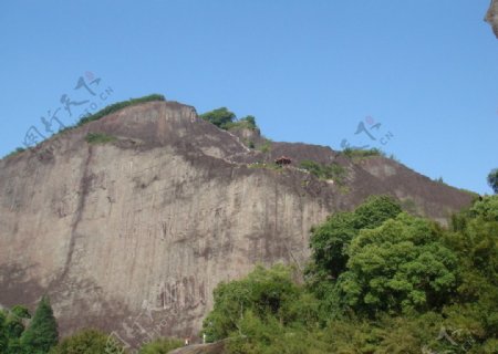 武夷山晒布岩图片