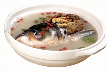天麻川弓煲鱼头图片