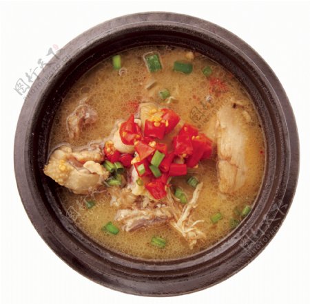 砂锅炖鸡汤图片