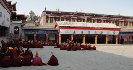 藏传佛教寺庙图片