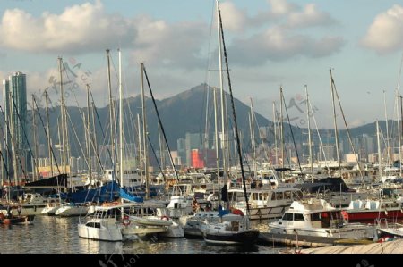 香港维多利亚港湾图片
