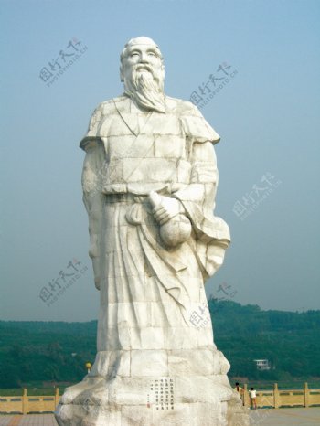 彭祖雕像图片