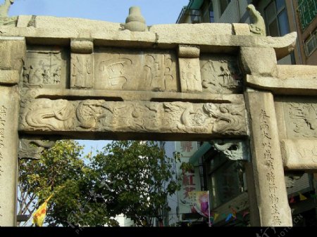 台灣孔廟老街图片