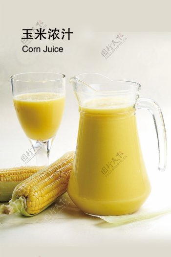 玉米汁玉米浓汁图片