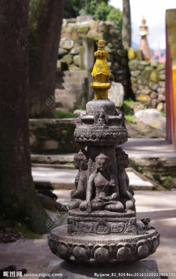 尼泊尔猴庙图片