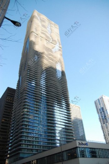 芝加哥水波纹大厦图片