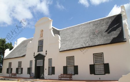 南非大廉斯坦夏葡萄酒庄园古老建筑图片