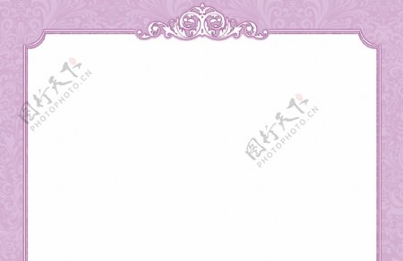 婚礼背景异形紫色欧式图片