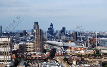伦敦中心城区俯瞰图片