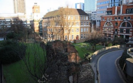 伦敦老城遗迹图片
