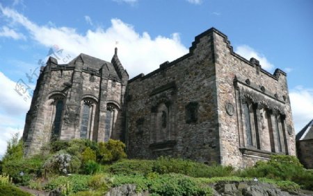 英国苏格兰高地爱丁堡古堡图片