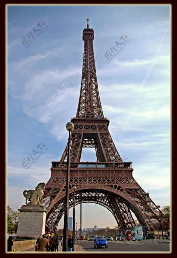 巴黎埃菲爾鐵塔图片