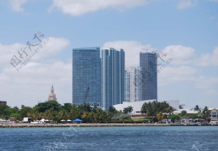 迈阿密城市海岸景色图片