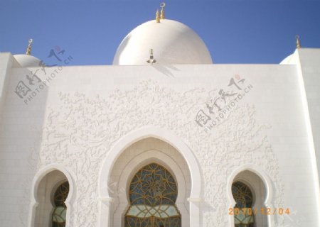 阿布扎比清真寺图片