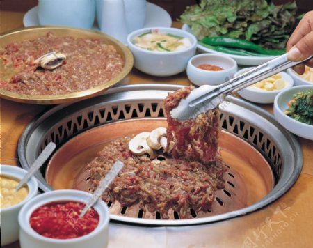 韩国烧烤韩式烧烤图片