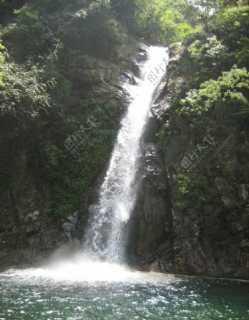 九龙潭瀑布图片