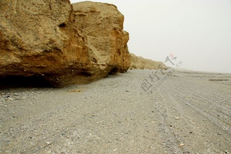 砂石路图片