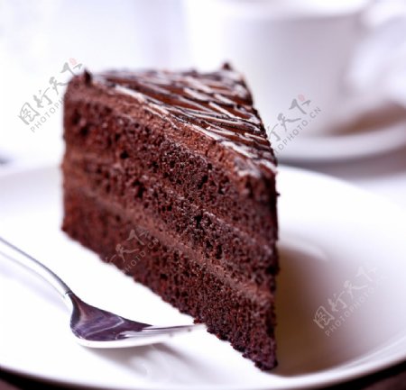 唯美巧克力蛋糕图片