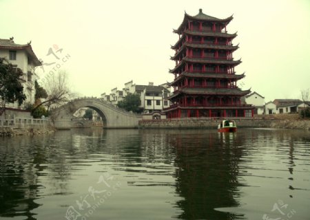 三河古镇风景图片