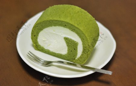 绿茶蛋糕图片