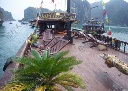下龍灣遊船碼頭图片