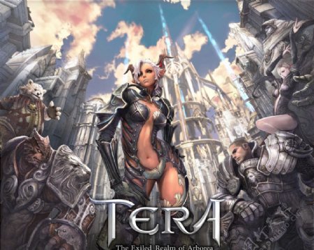 韩国游戏TERA宣传海报图片