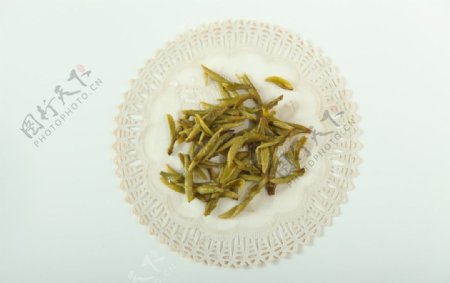 龙井茶越乡龙井绿茶茶梗图片