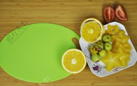 菜板水果图图片