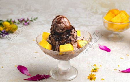 夏日冰品甜品图片