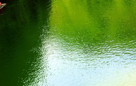水波绿水图片