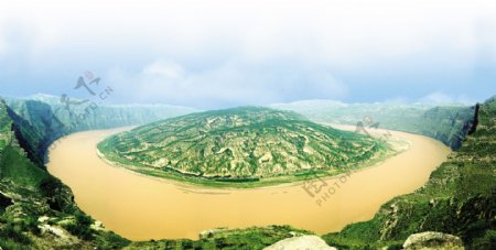 黄河第一湾图片