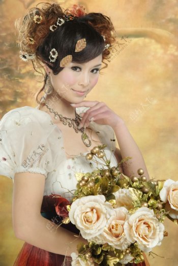 古典婚纱照片图片