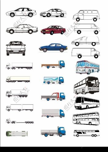 31款不同类型的车VI设计专用图片
