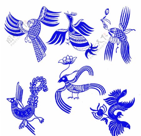 古代神鸟图案图片
