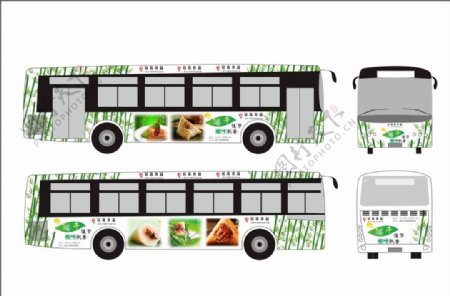 公车广告冠霖食品图片