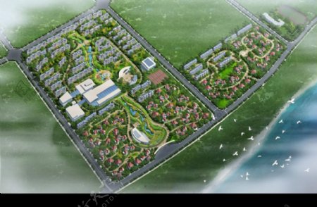 山东海阳核电专家村规划设计0042